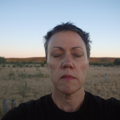 Brenda L. Croft  Self–portrait on country (Wave Hill), 24 June 2014